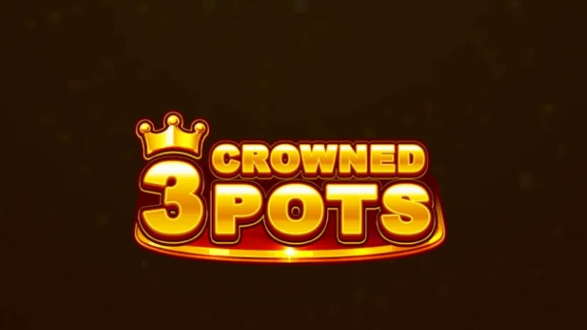 3 Crowned Pots slot machine interface na may mga gintong kaldero at prutas