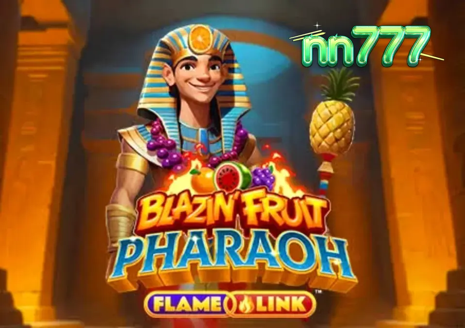 Blazin’ Fruit Pharaoh FlameLink slot machine display